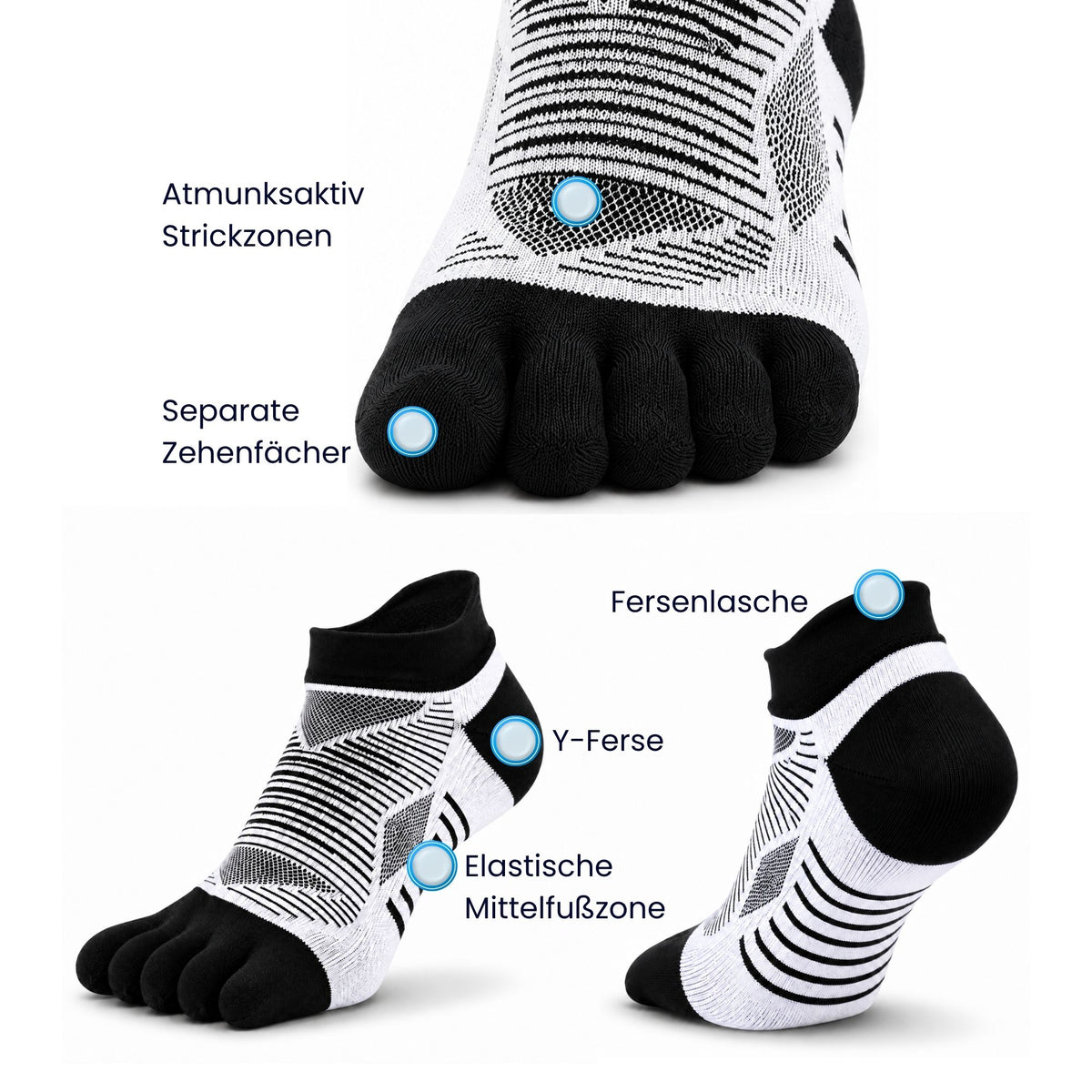 VAYRO Performance-Zehensocken